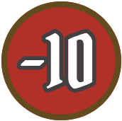 Minus 10 Icon