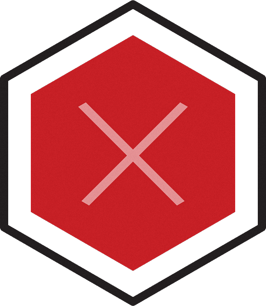 Red Hex Icon